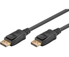 Goobay 74744, 2 m, DisplayPort, DisplayPort, Kištukas, Kištukas, 7680 x 4320 pikselių