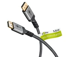 Goobay | DisplayPort Cable 2.0/2.1, 54 Gbit/s | 75681 | DisplayPort to DisplayPort