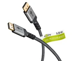 „Goobay“ | „DisplayPort“ kabelis 2.0/2.1, 80 Gbit/s | 75685 | „DisplayPort“ į „DisplayPort“