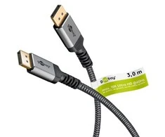 Goobay | DisplayPort Cable 2.0/2.1, 80 Gbit/s | 75686 | DisplayPort to DisplayPort