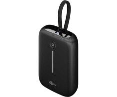 Powerbank Goobay 76251 su wbudowanym kablem USB-C 10000 mAh Juodas