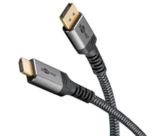 Goobay 78965, 2 m, DisplayPort, DisplayPort, vyriškas, vyriškas, 7680 x 4320 pikselių