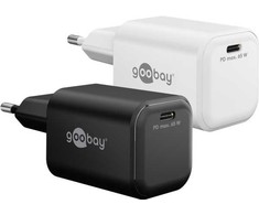 Goobay Szybka kroviklis USB-C™ PD GaN Nano (65 W) juoda - Wersja kolorystyczna juoda