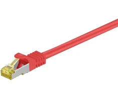 Goobay Patchcord, S/FTP, Cat7, 0,25 m, raudona