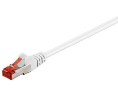„Goobay“ CAT 6 jungiamasis kabelis, S/FTP (PiMF), baltas - Kabelio ilgis 0,15 m
