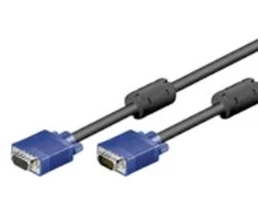 Goobay 93613, 1,8 m, VGA (D-Sub), VGA (D-Sub), Vyriškas, Moteriškas, Juoda, Mėlyna