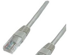 Goobay 93675, 10 m, Cat6, U/UTP (UTP), RJ-45, RJ-45, pilkas