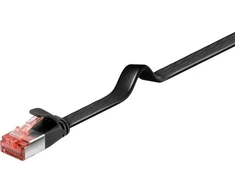 Goobay 94239, 20 m, Cat6, U/FTP (STP), RJ-45, RJ-45, Juodas