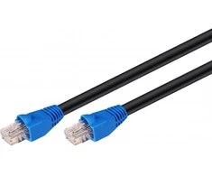 Goobay 94397, 75 m, Cat6, U/UTP (UTP), RJ-45, RJ-45, Juoda