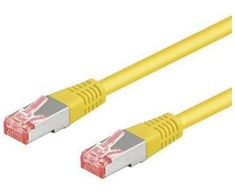 Goobay Patchcord, CAT6, S/FTP, 2m, geltona (95493)