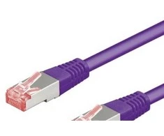 Goobay CAT 6 Patch kabelis, S/FTP (PiMF), alyvinis - Kabelio ilgis 2 m