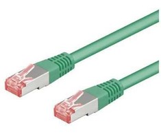 Goobay 95514, 5 m, Cat6, S/FTP (S-STP), RJ-45, RJ-45, Žalias