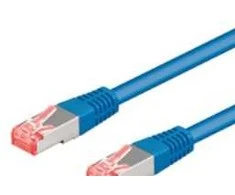 Goobay Wentronic goobay – Tinklo kabelis – RJ-45 (M) iki RJ-45 (M) – 1,5 m – SFTP, PiMF – CAT 6 – be halogenų, formos – mėlynas (95576)
