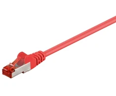 Goobay CAT 6 jungties kabelis, S/FTP (PiMF), raudonas - kabelio ilgis 25 m