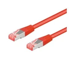 Goobay 95650, 25 m, Cat6, RJ-45, RJ-45, Raudonas