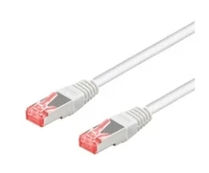 Goobay 95656, 25 m, Cat6, S/FTP (S-STP), RJ-45, RJ-45, baltas
