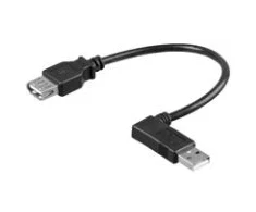 Oem Adapteris USB USB-A - USB-A Juodas (95704)