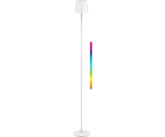 Goobay XL belaidė LED grindų lempa 260 lm 18650 baterija RGBW IP44, 122 cm balta