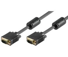 Goobay 50489, 3 m, VGA (D-Sub), VGA (D-Sub), Vyriškas, Vyriškas, Juodas