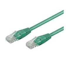 Goobay Kabelis krosowy patchcord U/UTP kat.5e CCA žalia 1m 68343 - 68343