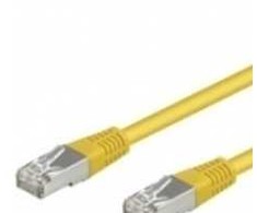 Goobay CAT 5e tinklo kabelis, F/UTP, geltonas, 50 m, Cat5e, F/UTP (FTP), RJ-45, RJ-45, geltonas