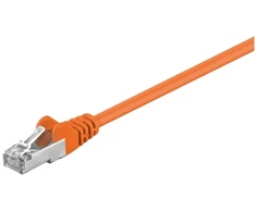 RB-LAN CAT 5e jungties kabelis, F/UTP, oranžinis – laido ilgis 2 m