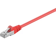 RB-LAN CAT 5e Jungiamasis kabelis, F/UTP, Raudona - Kabelio ilgis 1 m (RB50151)