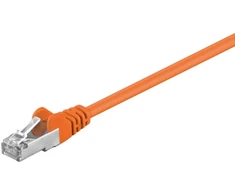 RB-LAN CAT 5e jungties kabelis, F/UTP, oranžinis – laido ilgis 0,25 m