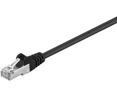 Goobay CAT 5e tinklo kabelis, F/UTP, juodas, 50 m, Cat5e, F/UTP (FTP), RJ-45, RJ-45, juodas