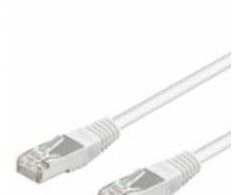 Goobay CAT 5e Jungiamasis laidas, SF/UTP, baltas - Laido ilgis 50 m