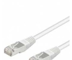 Goobay CAT 5e Jungiamasis laidas, SF/UTP, baltas - Laido ilgis 10 m