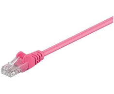 Goobay CAT 5e tinklo kabelis, U/UTP, purpurinė, 5m, 5 m, Cat5e, U/UTP (UTP), RJ-45, RJ-45, purpurinė