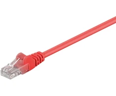 Goobay CAT 5E LAN Patchcord kabelis 1m raudonas
