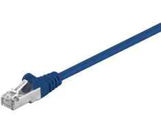 Goobay CAT 5e Komutacinis kabelis, F/UTP, mėlynas, 3 m, Cat5e, F/UTP (FTP), RJ-45, RJ-45, Mėlyna