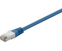 Goobay CAT 5e tinklo kabelis, F/UTP, mėlynas, 5 m - be fiksatoriaus apsaugos, CCA
