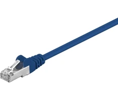 Goobay Kabelis krosowy patchcord F / UTP kat. 5e CCA mėlyna 0,5m (50127)