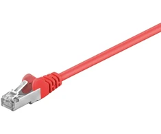 RB-LAN CAT 5e Kabelis łączący, F/UTP, Raudona - Długość kabla 1 m (RB50151)