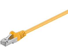 Goobay RB-LAN CAT 5e Kabelis łączący, F/UTP, Geltonas - Długość kabla 2 m