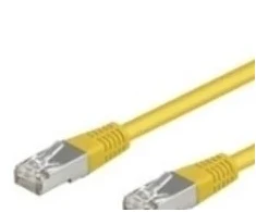 Goobay CAT 5e tinklo kabelis, F/UTP, geltonas, 50 m, Cat5e, F/UTP (FTP), RJ-45, RJ-45, geltonas