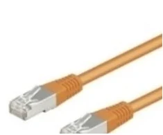Goobay CAT 5e tinklo kabelis, F/UTP, oranžinės spalvos, 0.5m, 0.5 m, Cat5e, F/UTP (FTP), RJ-45, RJ-45, Oranžinė