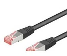 Goobay CAT 6-3000 SSTP PIMF juodas 30 m, 30 m, juoda