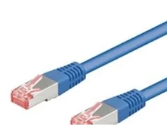 Goobay CAT 6 kištukinis laidas S/FTP (PiMF), mėlynas, 15 m, Cat6, S/FTP (S-STP), RJ-45, RJ-45, Mėlynas