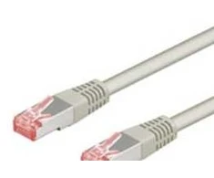 Goobay CAT 6 tinklo kabelis, S/FTP (PiMF), pilkas, 1 m, 1 m, Cat6, S/FTP (S-STP), RJ-45, RJ-45, Pilkas
