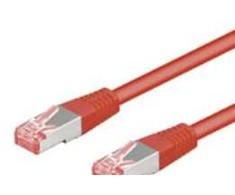 Goobay Kabelis FTP CAT6e LAN su jungtimis raudonas 0.25m