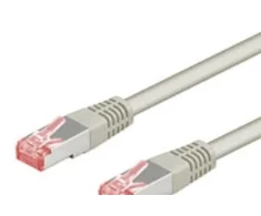 Goobay CAT 6 tinklo kabelis, S/FTP (PiMF), pilkas, 2 m, Cat6, S/FTP (S-STP), RJ-45, RJ-45, pilkas