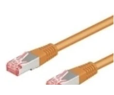 Goobay CAT 6 tinklo kabelis S/FTP (PiMF), oranžinis, 1 m, 1 m, Cat6, S/FTP (S-STP), RJ-45, RJ-45, oranžinis