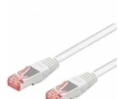 Goobay CAT 6 patch kabelis S/FTP (PiMF), baltas, 5 m, Cat6, S/FTP (S-STP), RJ-45, RJ-45, baltas