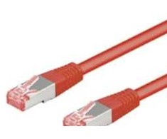 Goobay CAT 6 kištukinis kabelis S/FTP (PiMF), raudonas, 10 m, Cat6, S/FTP (S-STP), RJ-45, RJ-45, raudonas