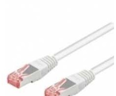 Goobay CAT 6 tinklo kabelis S/FTP (PiMF), baltas, 3 m, 3 m, Cat6, S/FTP (S-STP), RJ-45, RJ-45, Baltas