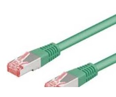 Goobay CAT 6 Komutacinis kabelis S/FTP (PiMF), žalias, 30 m, Cat6, S/FTP (S-STP), RJ-45, RJ-45, Žalias